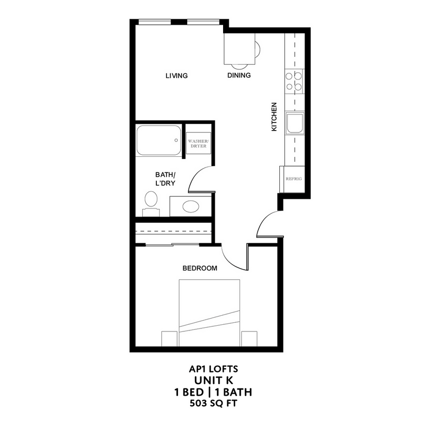 Floor Plan - Unit K