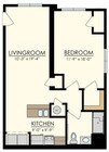 1 Bedroom / 1 Bath / 790 Sq.Ft.