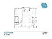 B3A 2 bed, 2 bath