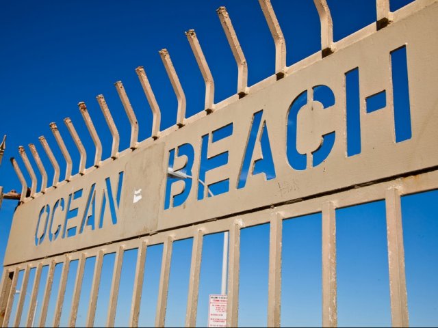Ocean Beach Fence