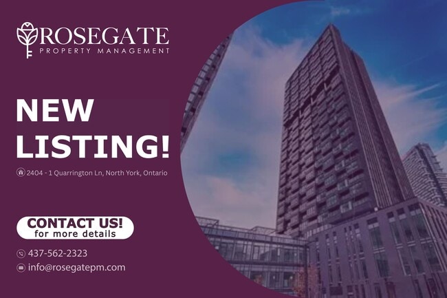 Building Photo - Modern 1-Bedroom Condo with Private Balcony & Premium Amenities – North York Unit 2404