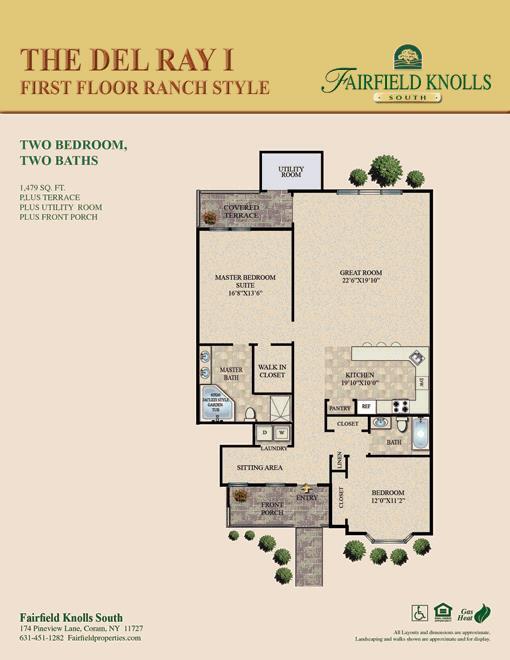 Fairfield Knolls South Townhomes Townhomes for Rent Coram, NY