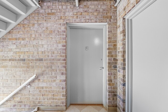 Step into a stylish haven at Fairway Apartments, featuring modern finishes and inviting spaces. This on-trend entryway sets the tone for comfort and convenience. Explore your new home and envision the lifestyle waiting for you! Schedule a tour today.