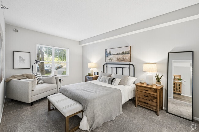 2BR, 2BA - 1,235SF - Primary Bedroom