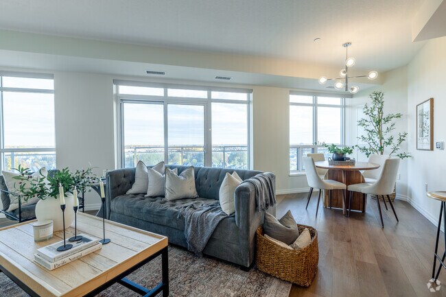 2BR, 2BA - 1,220SF - Living Room - Hyde Park Place