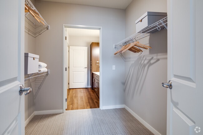 2BR, 3BA Townhome - Bedroom 1 Closet and Bathroom