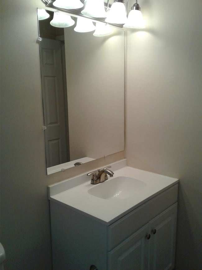 new vanity and mirror