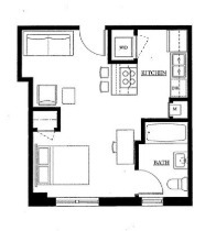 Plano de planta del estudio - Studio