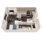 S2: Studio | 1BA | 457 SF