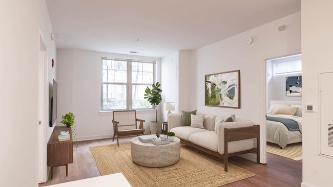 Living Room with Hard Surface Flooring