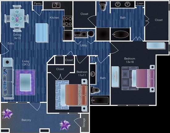 Photo - 8828 N Riverside Dr Unidad c1