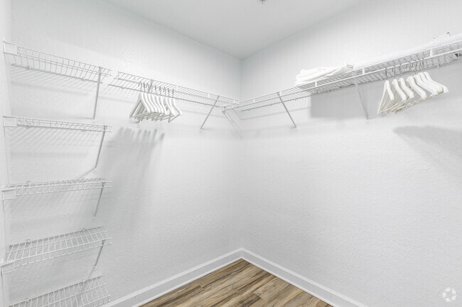 2BR, 2BA - 1,046SF - Primary Closet