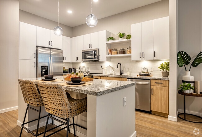 1BR, 1BA - 750SF - A1 Floorplan