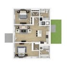 2 Bedroom | 2 Bathroom Duplex