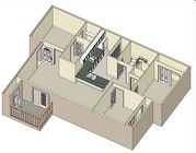 3BR/2BA