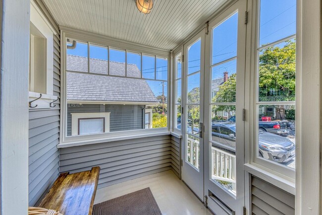 Enclosed front porch