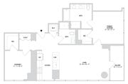 Two Bedroom B-05 - 1139 Sq. Ft. - Floors 26-42