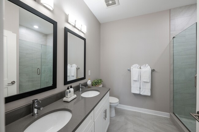 Bathroom at Claremont on the Square Phase 2 - Claremont on the Square Apartments