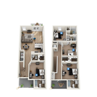 D6: 4BD | 4.5BA | 2000 SF