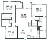 3 Bedroom | 2 Bath | 1491 SF