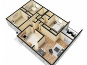 3 habitaciones 2 baños