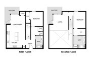 Beech floor plan Trailside NoDa