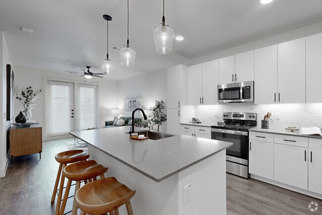 1BR, 1BA - 775SF A2 - Open Living Space