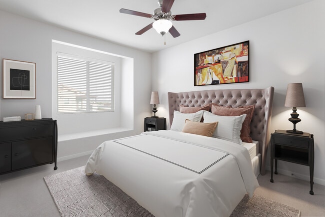 Spacious bedrooms that feel like home.