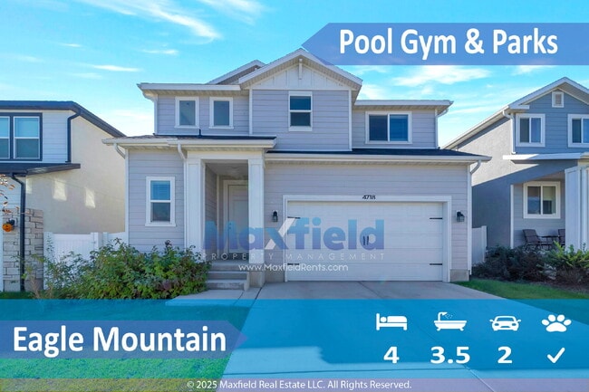 Building Photo - LEASE SPECIAL ! 4BD 3.5BTH 2GAR Home in Eagle Mountain