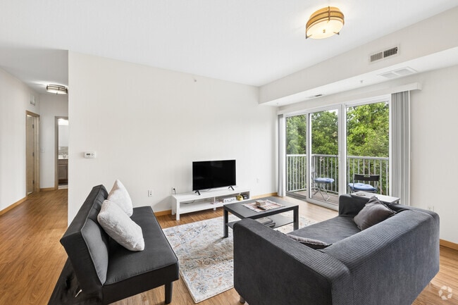 2BR, 1BA - 1,050SF - Living Room