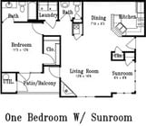 1BR/2BA