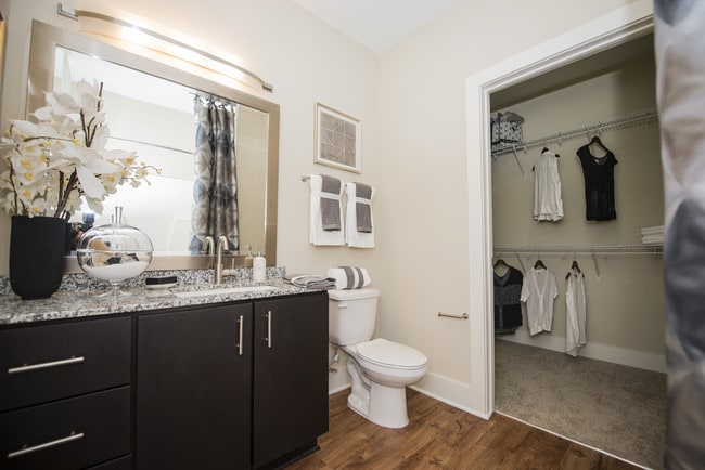 Spacious bathrooms with modern touches