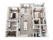 B11 - 2x2 floor plan Arcadia at Waterway Hills