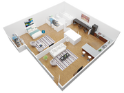 A1 Premium Package A: 1BD | 1BA | 540 SF