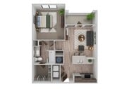 1 Bedroom | 1 Bath | 661 SF