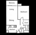1BR/1BA