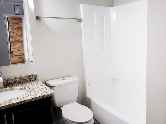 Spacious, Well-Lit Bathrooms