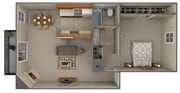 1-Bedroom/1-Bathroom