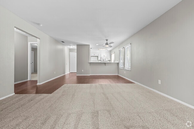 View from living room towards kitchen - Clipper Cove Apartments