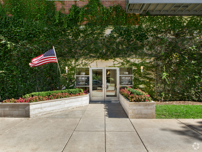 City Green Entrance - City Green Apartments