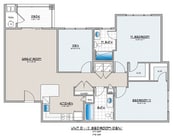 Rowen Place 2 Bedroom Bathroom With Den