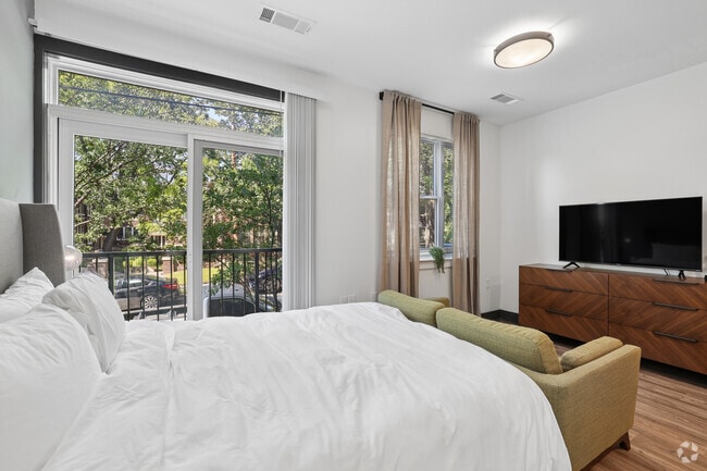 S Studio - 427SF - Bedroom