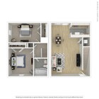 Casa adosada de 2 habitaciones