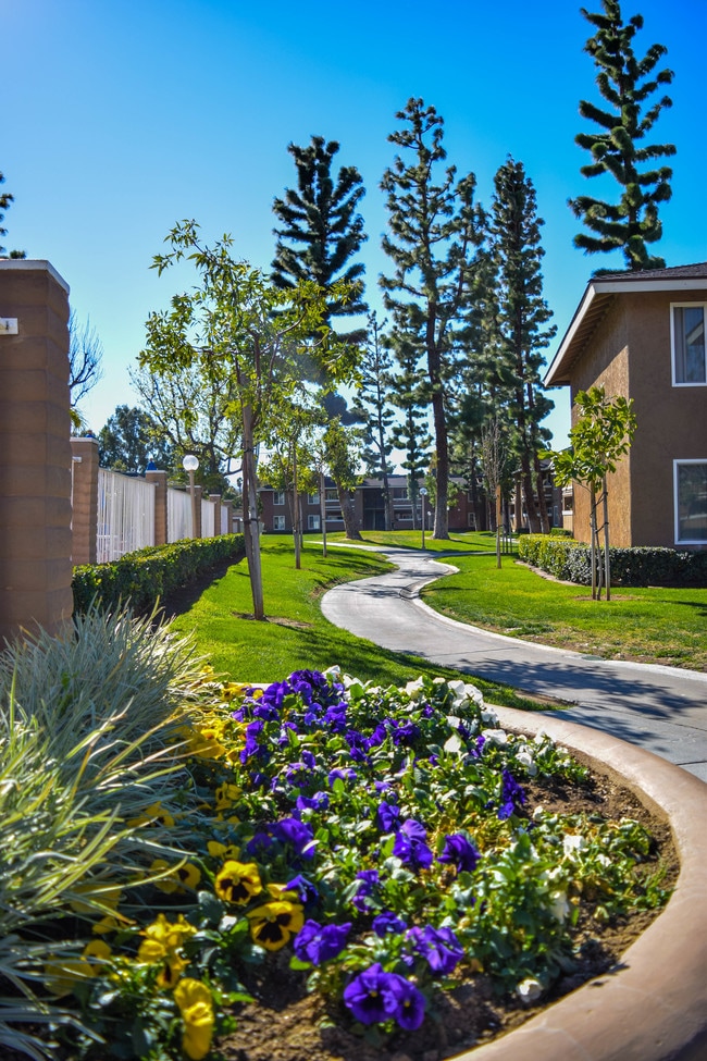Lush landscaping
