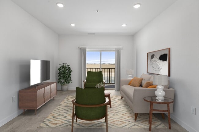 Virtually Staged Living Room