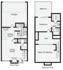 1BR/1.5BA