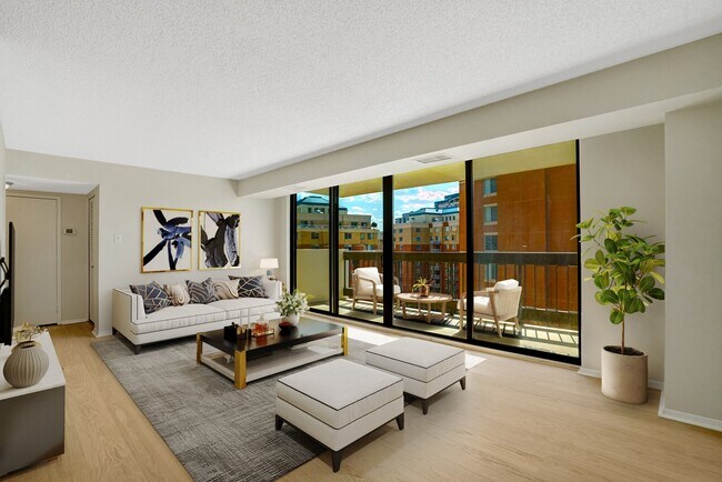 This is what a 20 Ft. x 14 Ft. Living Room Looks Like - 3800 Fairfax Dr Unit 807