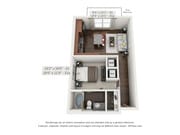 RiverVue - E1a - 1hab - 1ba - 600 ft²