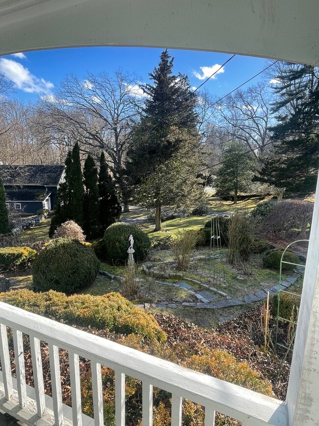 Virw of garden from porch - 856 Boston Post Rd Unit Apt1