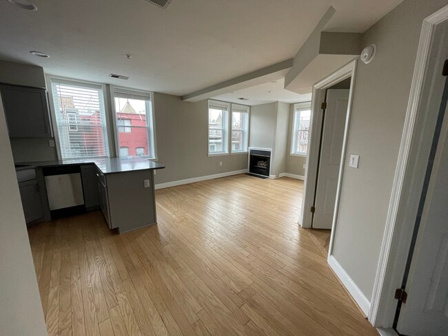 living and kitchen - 1731 Willard St NW Unit 403